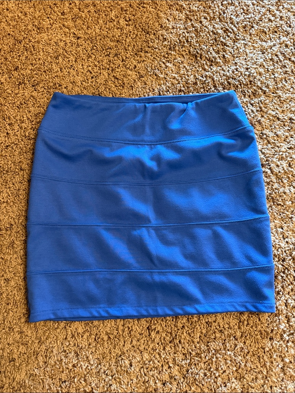 Nollie Royal Blue Stretch Mini Skirt